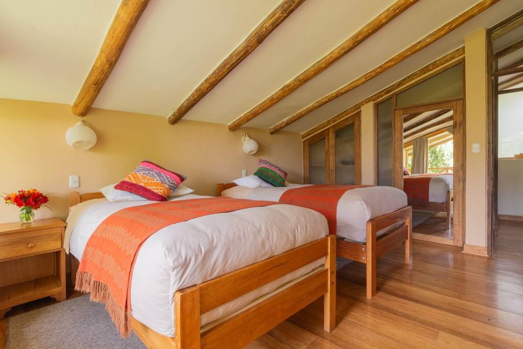 Habitación de la casa Inti en el campus Jardín